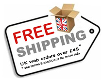 Free Shipping on UK Website Orders over £45.00