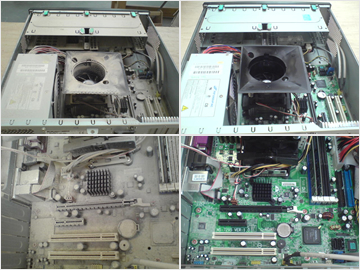 Before and After Full Internal Computer Clean