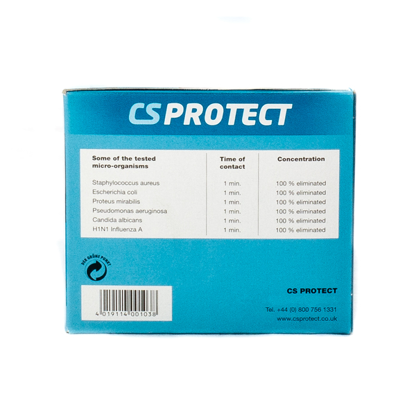 CS Protect Disinfecting Telephone Cleaning Sachets - Side